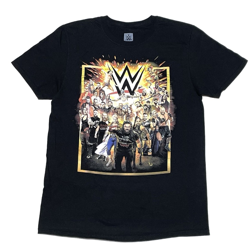WWE Authentic Live Event 2023 T-Shirt Mens Medium Black "I Was There" Superstars